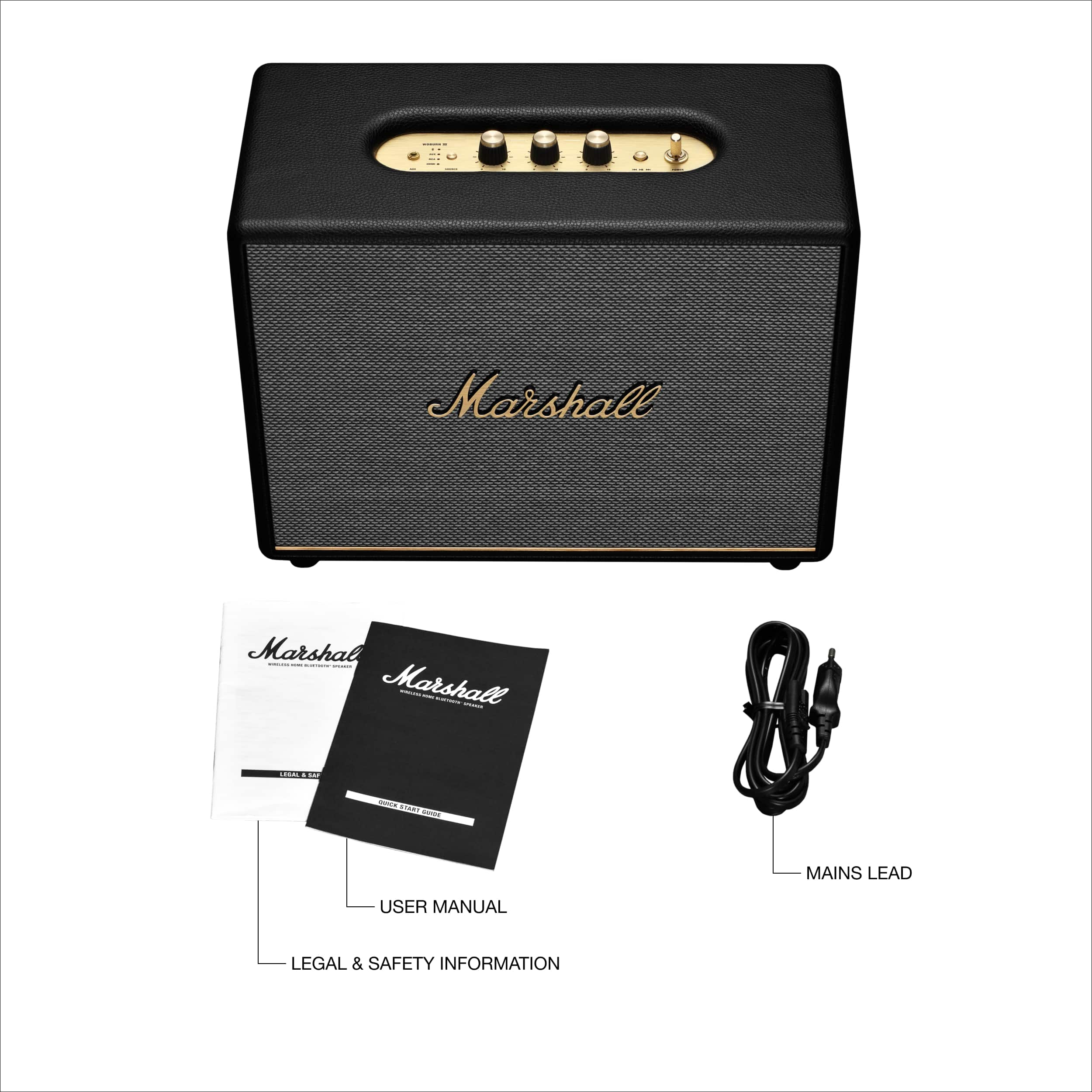 Marshall Woburn III Bluetooth Speaker Black 1006020 - Best Buy