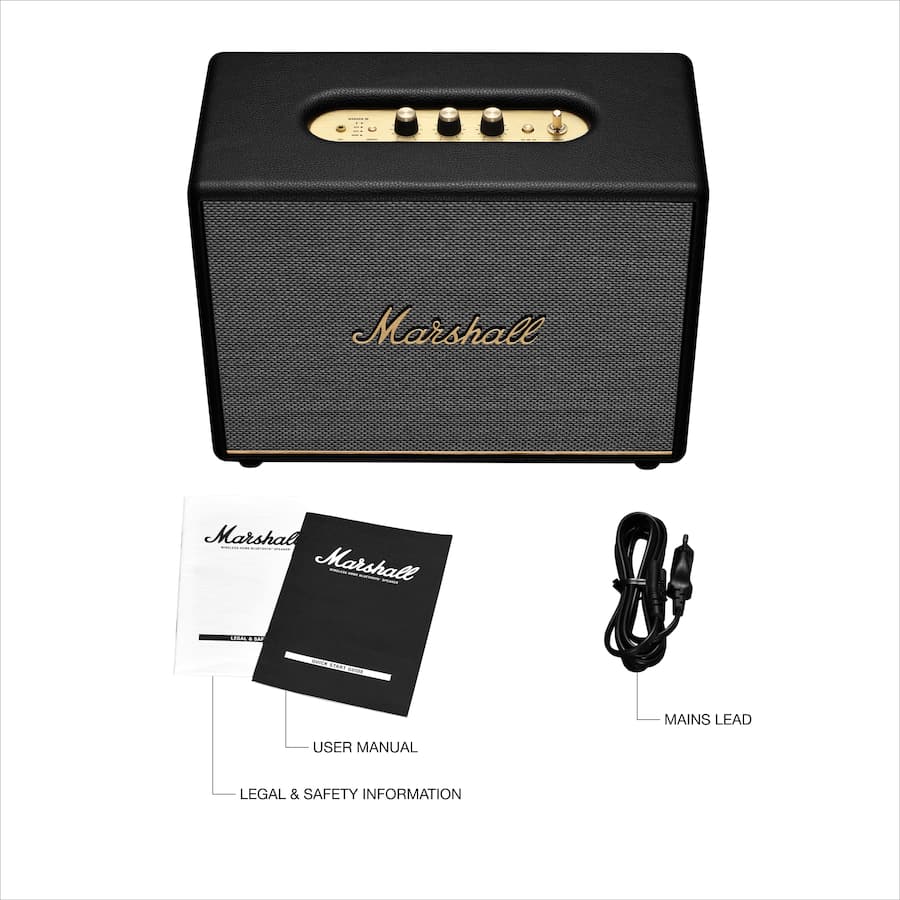 Marshall Woburn III Bluetooth Home Speaker with Bass Marshall Woburn III Bluetooth Home Speaker with Bass