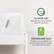 The image features a white mattress with a tag that reads "CertiPUR-US." The tag also indicates that the mattress contains materials that are free of certain harmful chemicals. The mattress is placed on a white bed frame.