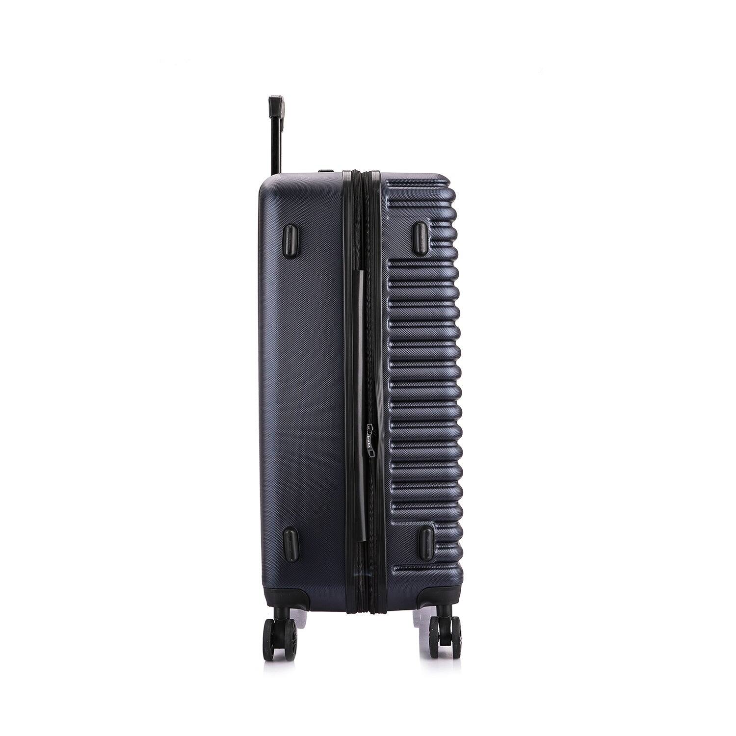 Alt View 3. InUSA - Ally lightweight hardside spinner luggage 28" - NAVY BLUE.