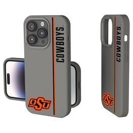 Keyscaper - NCAA - Oklahoma State Cowboys iPhone Soft Touch Case - 14 - Gray