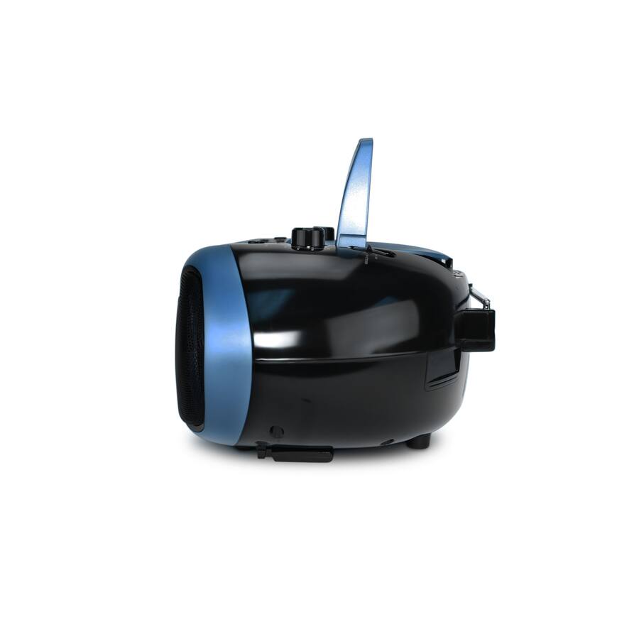 Alt View 4. Emerson - Emerson 7” Bluetooth® DVD Boombox with AM/FM Radio & Stereo Speakers - Blue.