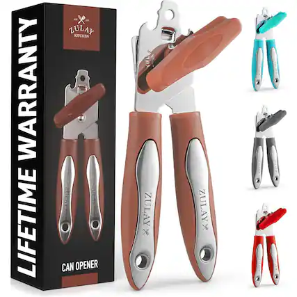 ZULAY KITCHEN, LIFETIME WARRANTY, CAN OPENER, ZULAY X, ZULAY X, ZULAY X, ZULAY X, ZULAY X, ZULAY X, ZULAY X