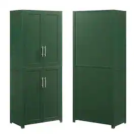 Crosley Furniture - Savannah Tall Kitchen Storage Pantry - Hunter Green