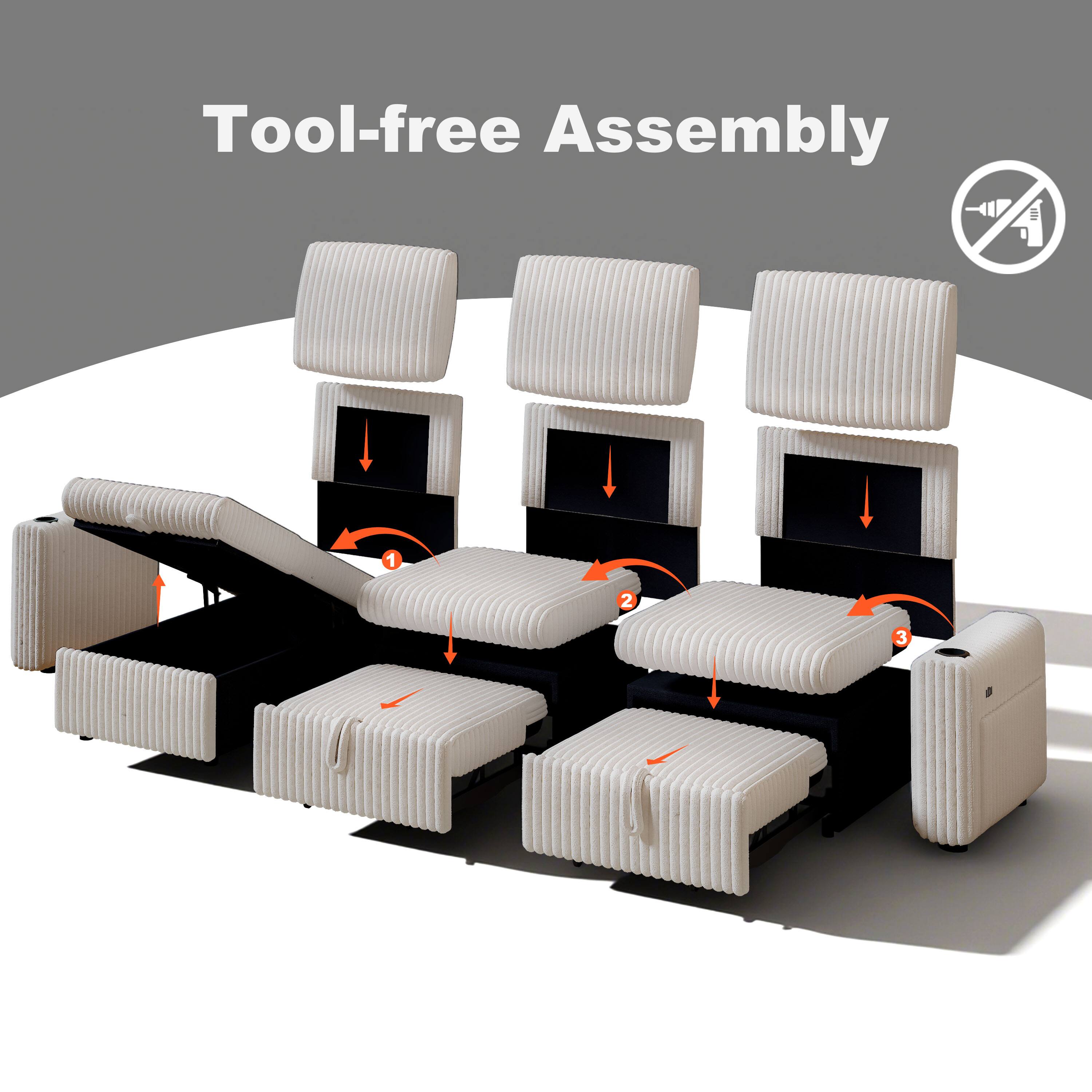 Tool-free Assembly