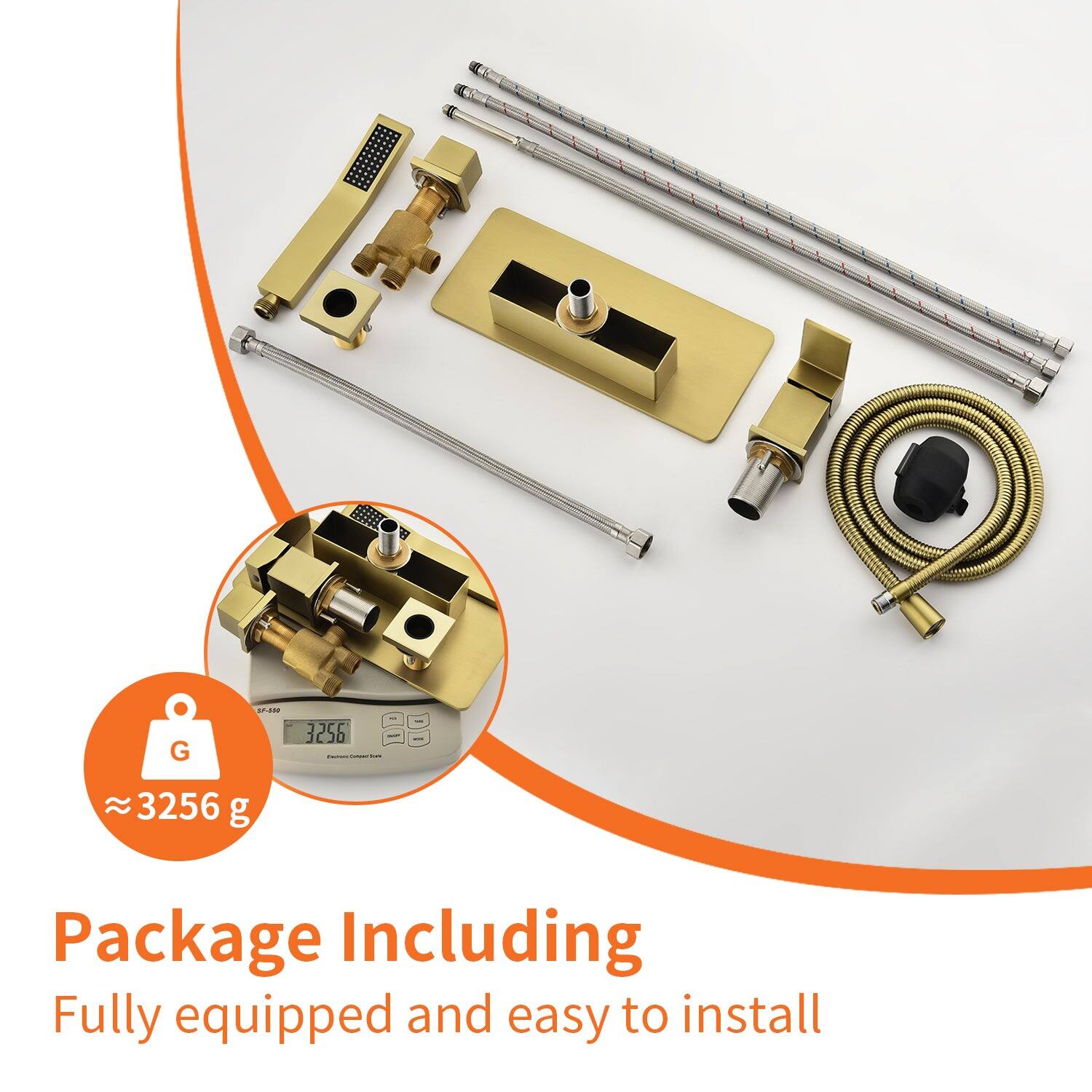 G 3256 g  
Package Including  
Fully equipped and easy to install