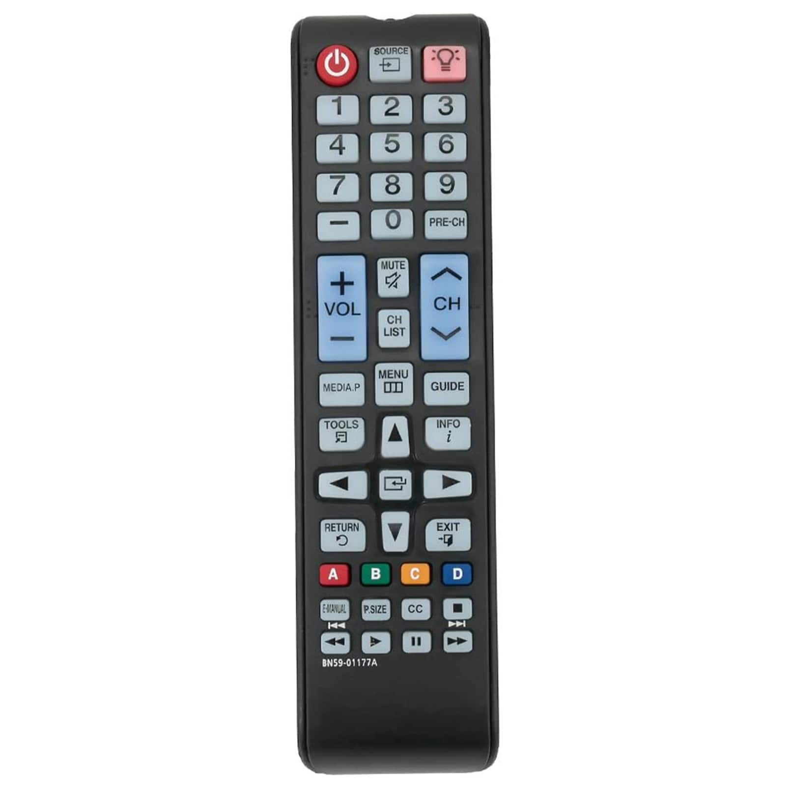 VINABTY - New BN59-01177A Replaced Remote Fits for Samsung TV PN43F4500 PN51F4550 PN51F5300 PN51F5350 PN60F5300 PN60F5350 - Black