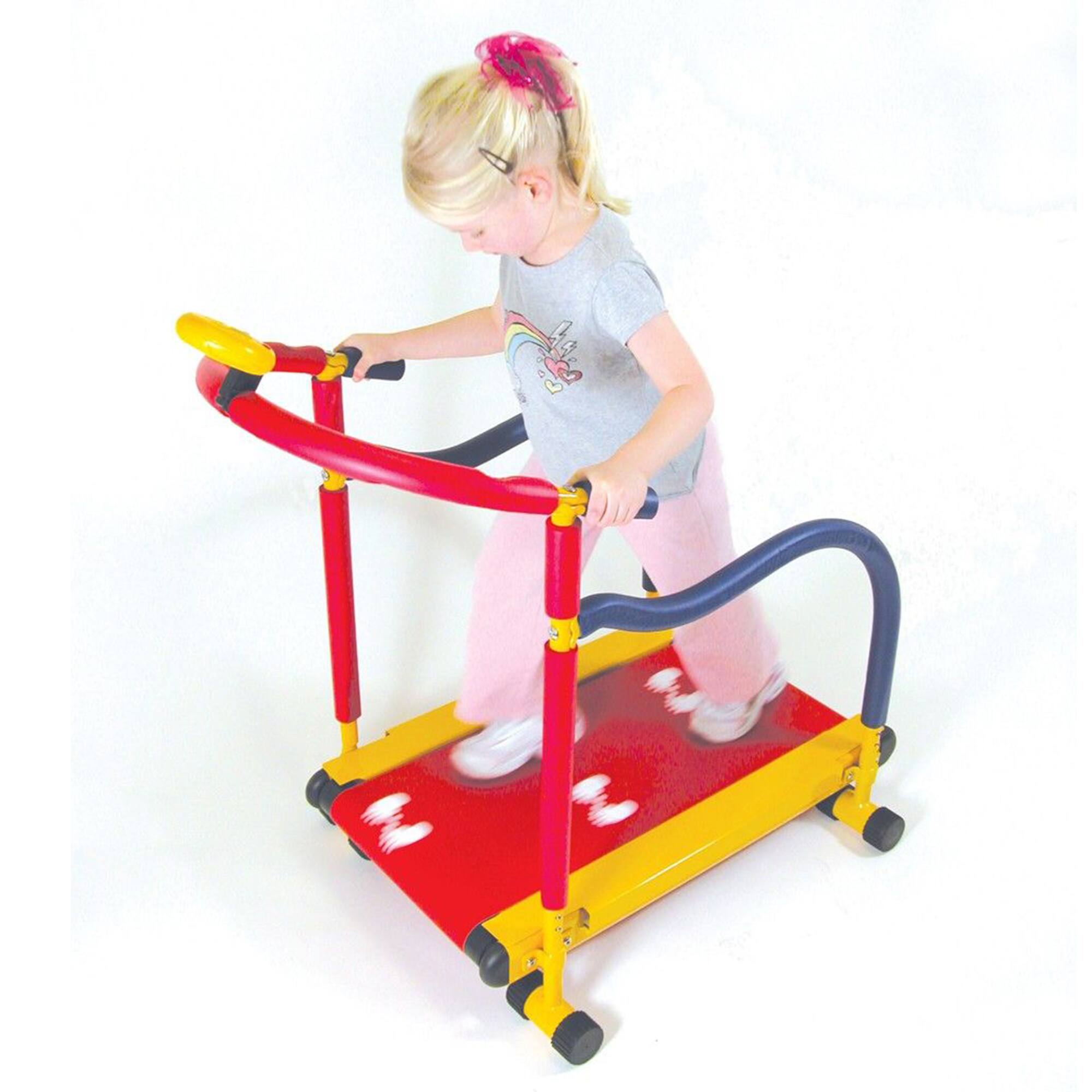 Front. Fun & Fitness For Kids - Fun & Fitness For Kids WCR-9201 Non-Motorized Children's Exercise Treadmill - Multi-color.