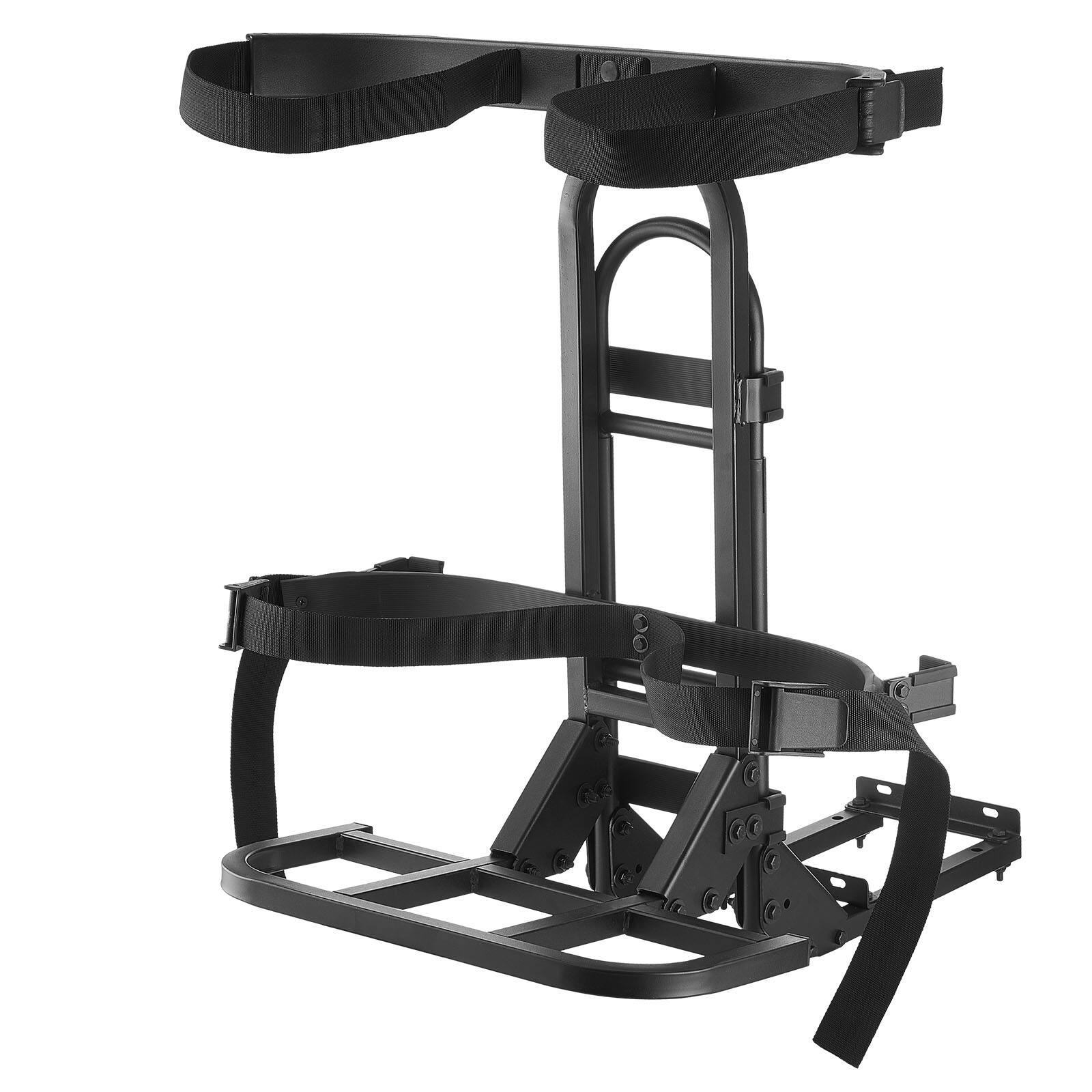 Alt View 5. VEVOR - Golf Cart Rear Seat Bag Holder, 27.8 x 16.1 x 30.9 inch, Compatible with Most Golf Carts with Rear Seat Grab Bar - Black.