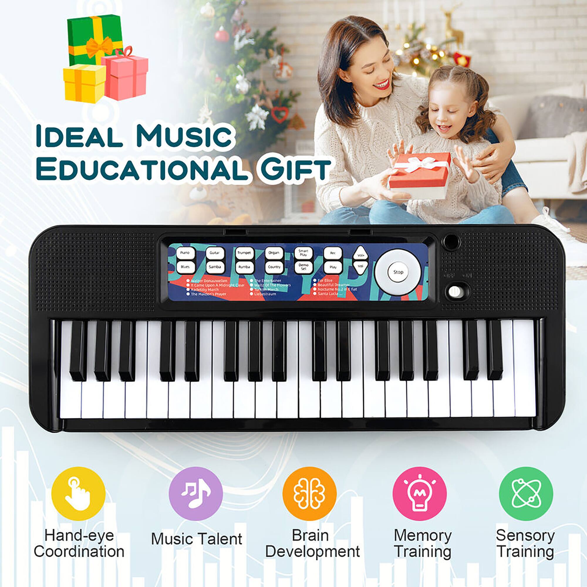 IDEAL MUSIC EDUCATIONAL GIFT

- Hand-eye Coordination
- Music Talent
- Brain Development
- Memory Training
- Sensory Training
