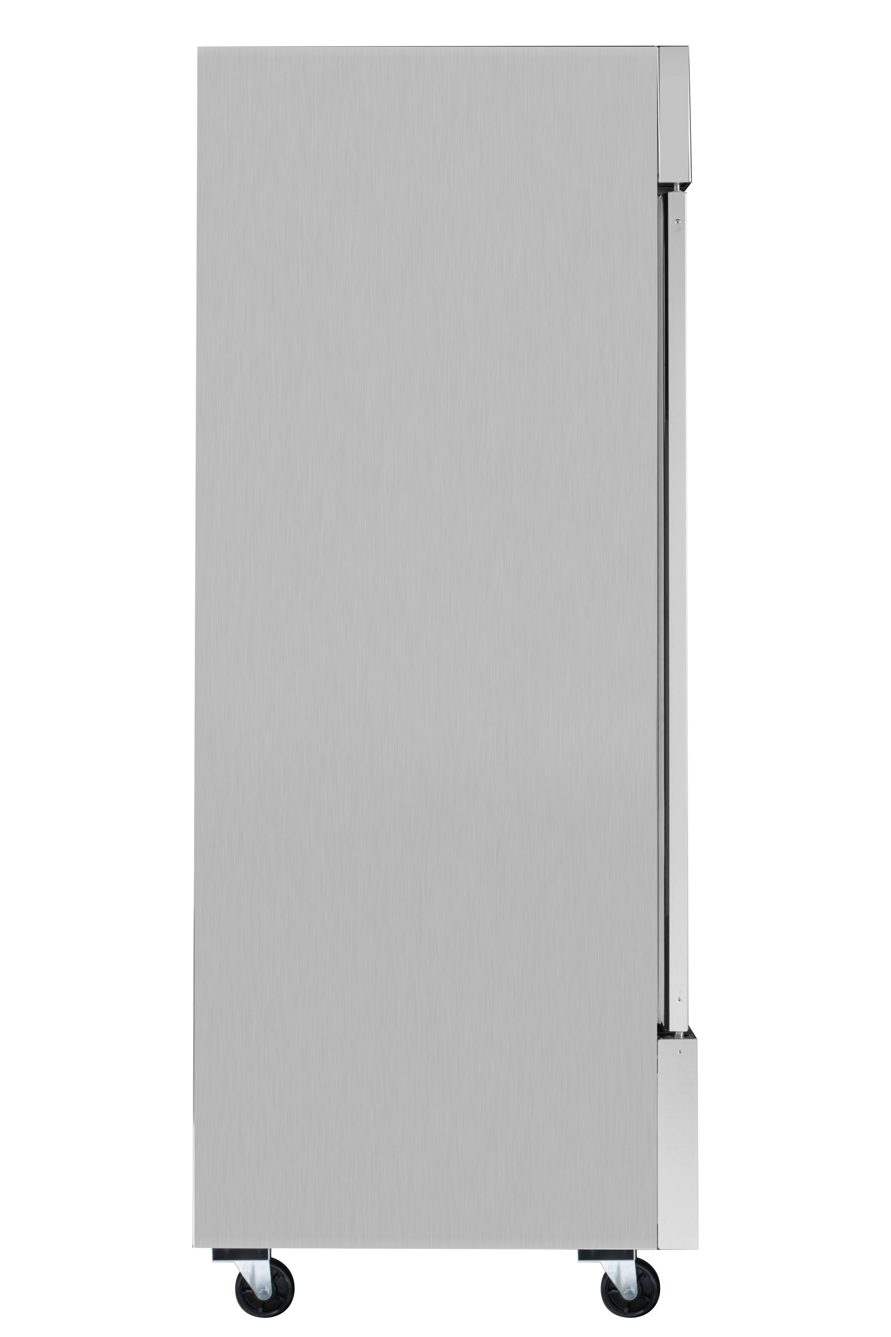 Alt View 6. Koolmore - 54 in. Two-Door Reach-In Refrigerator - 47 Cu Ft. RIR-2D-GD - Stainless-Steel.