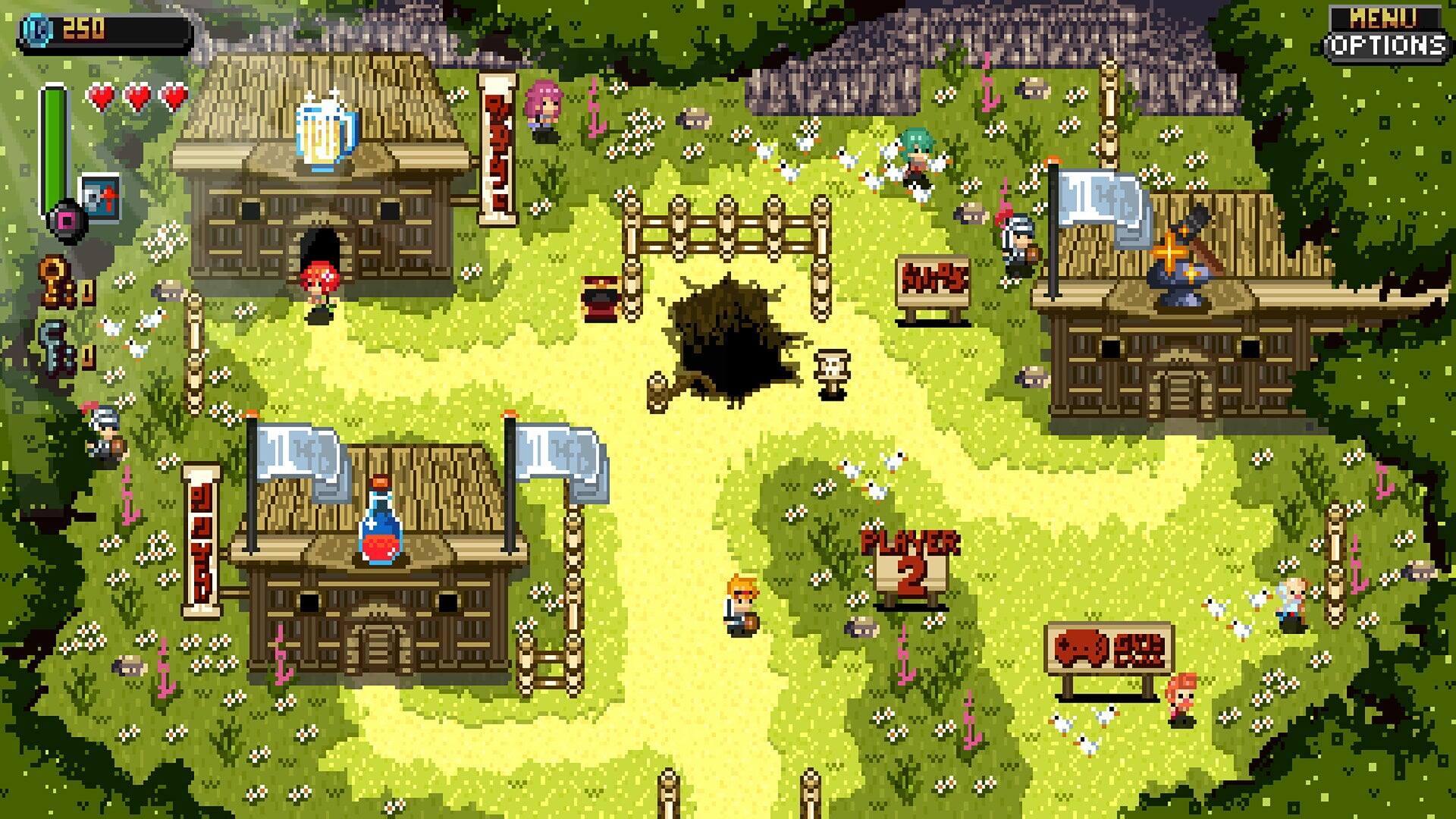 250 MENU OF OPTIONS

PLAYER 1
PLAYER 2

MENU OPTIONS