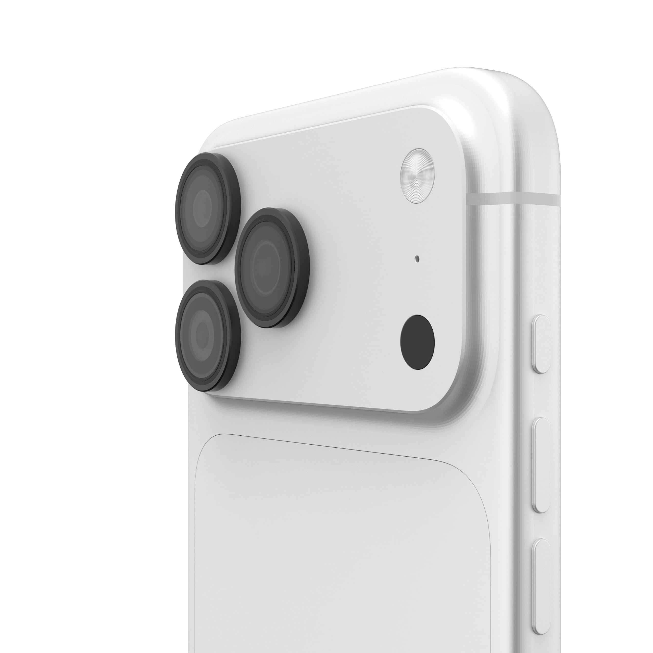 Alt View 4. UAG - iPhone 18 Pro Max/iPhone 18 Pro Lens Protector, Anti-Fingerprint, Individual Titanium Alloy Ring, Aluminosilicate Glass - Black Titanium.