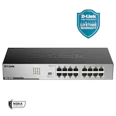 D-Link FOR BUSINESS LIMITED LIFETIME WARRANTY
D-Link
DGS-1016D
NDAA COMPLIANT