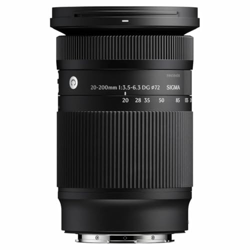 Sigma 20 200mm F3.5 6.3 DG Contemporary Lens (Sony E Mount) Black