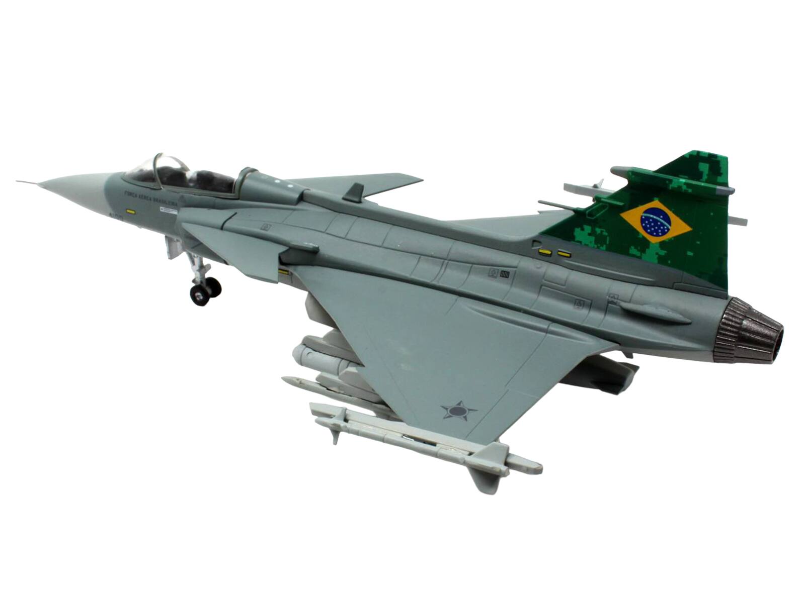 Alt View 4. Aviation 72 - Saab JAS 39E Gripen Fighter Aircraft "Brazilian Air Force" 1/72 Diecast Model by Aviation 72.