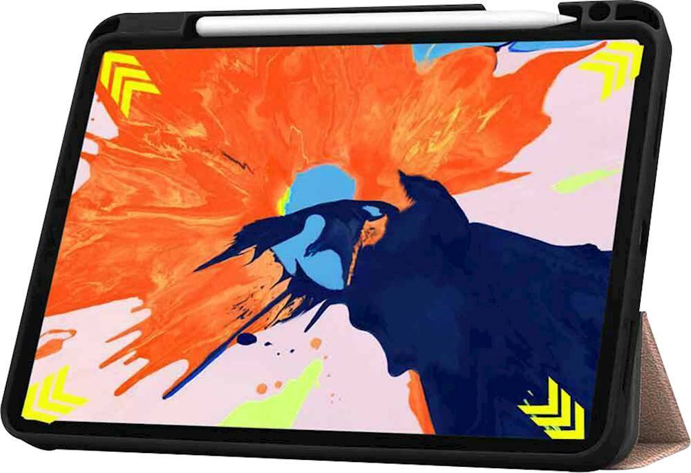 Alt View 13. SaharaCase - Folio Case for Apple iPad Pro 12.9 (4th, 5th, and 6th Generation 2020-2022) - Rose Gold.