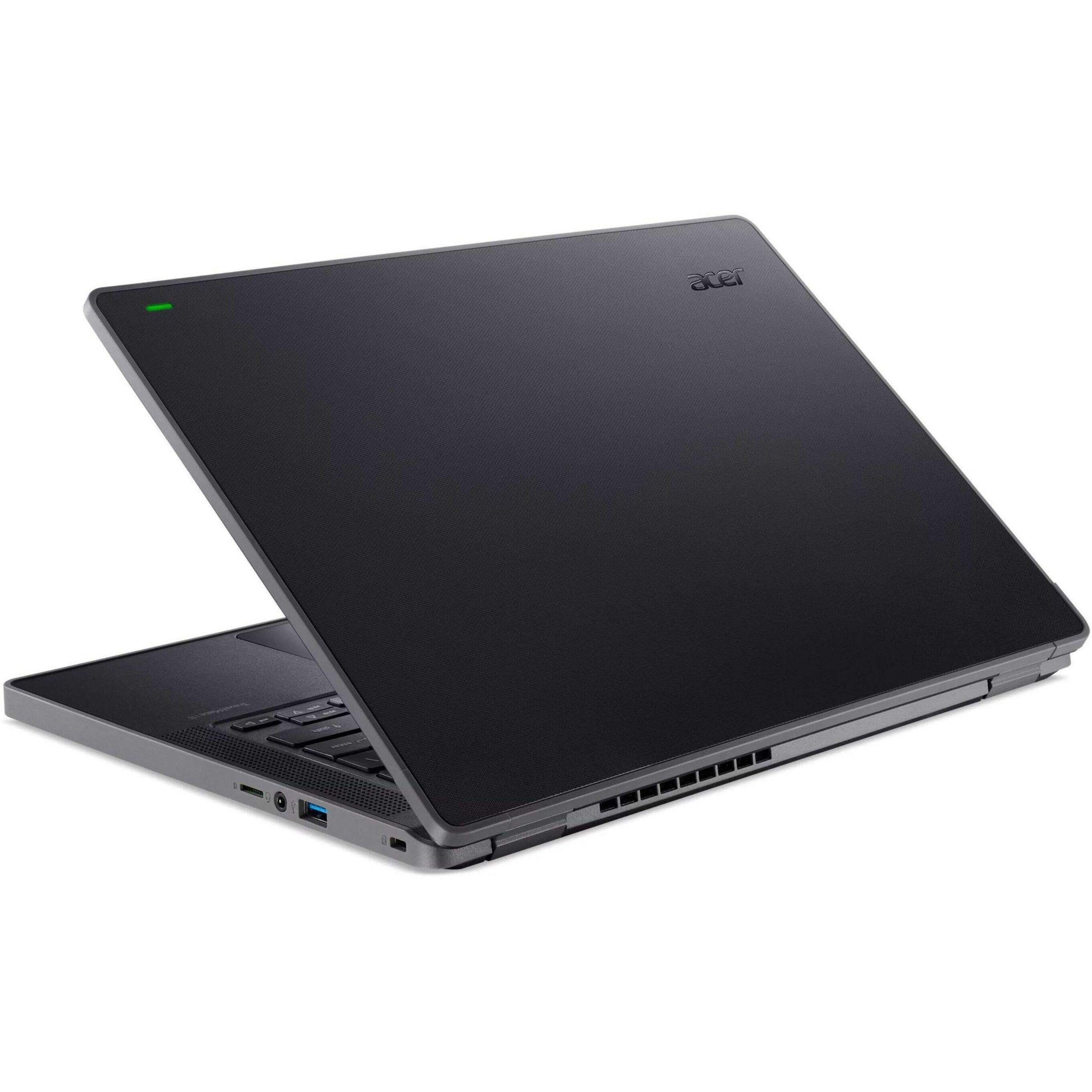 Alt View 11. Acer - TravelMate B5 14 TMB514-31-G2 14" IPS LCD 1920 x 1080 (Full HD) Laptop - Intel N-Series with 8GB Memory - 128 GB eMMC - Black.