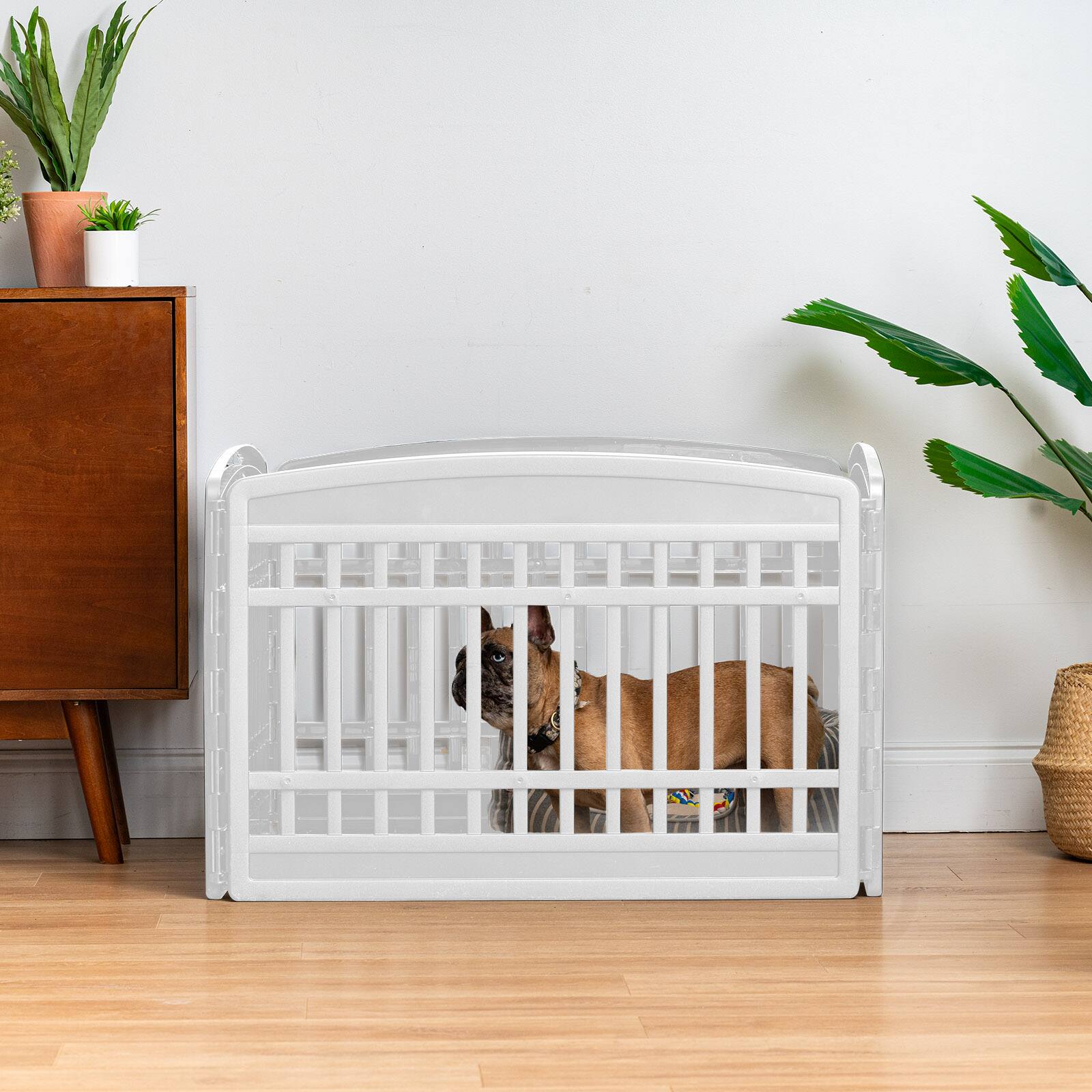 Alt View 8. IRIS USA - IRIS USA 24" Exercise 4-Panel Pet Playpen, Dog Playpen for Puppy Small Dogs Keep Pets Secure Easy Assemble Easy Storing.