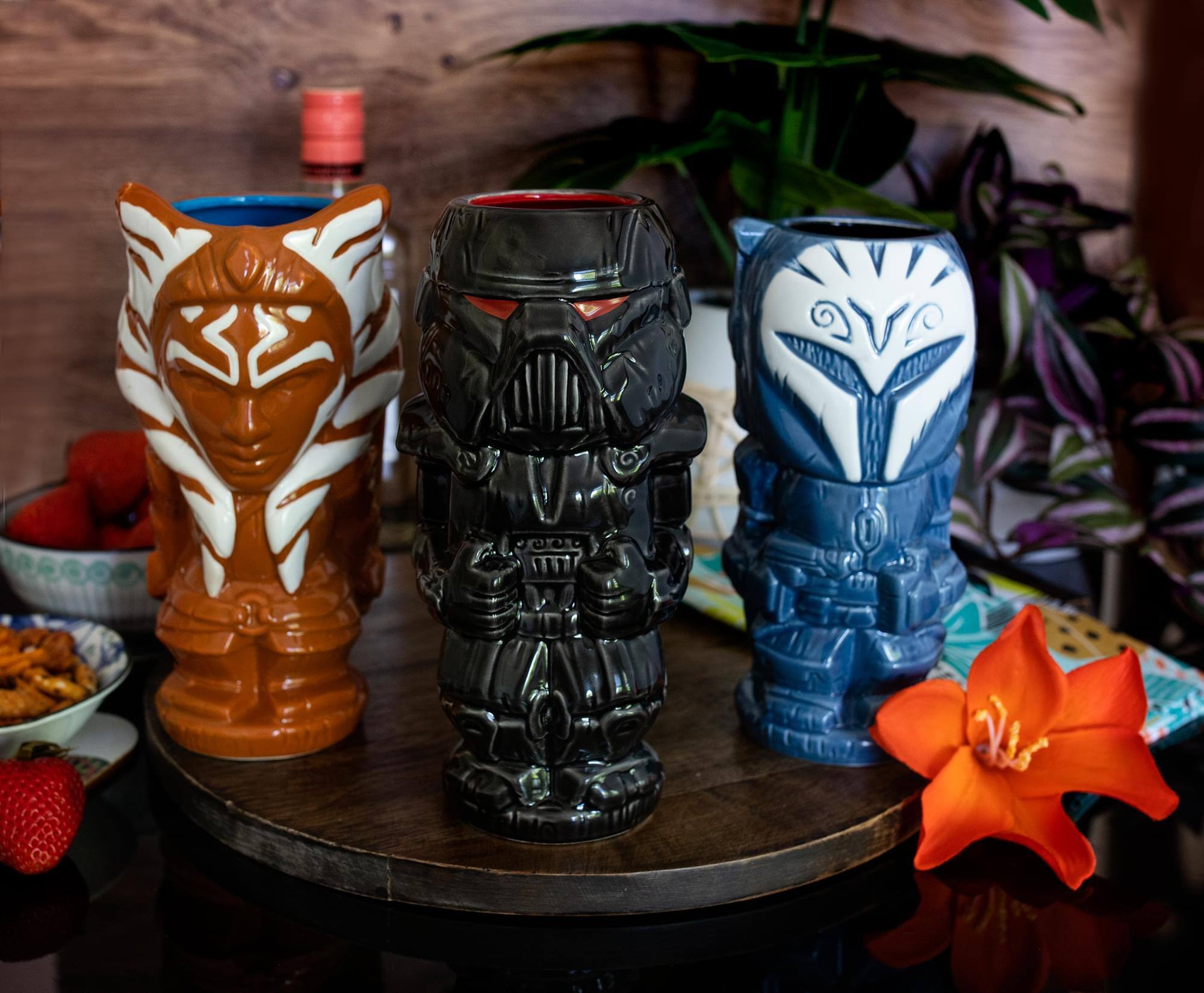 Alt View 4. Star Wars - Geeki Tikis Star Wars: The Mandalorian Dark Trooper Ceramic Mug | Holds 18 Ounce - Black.