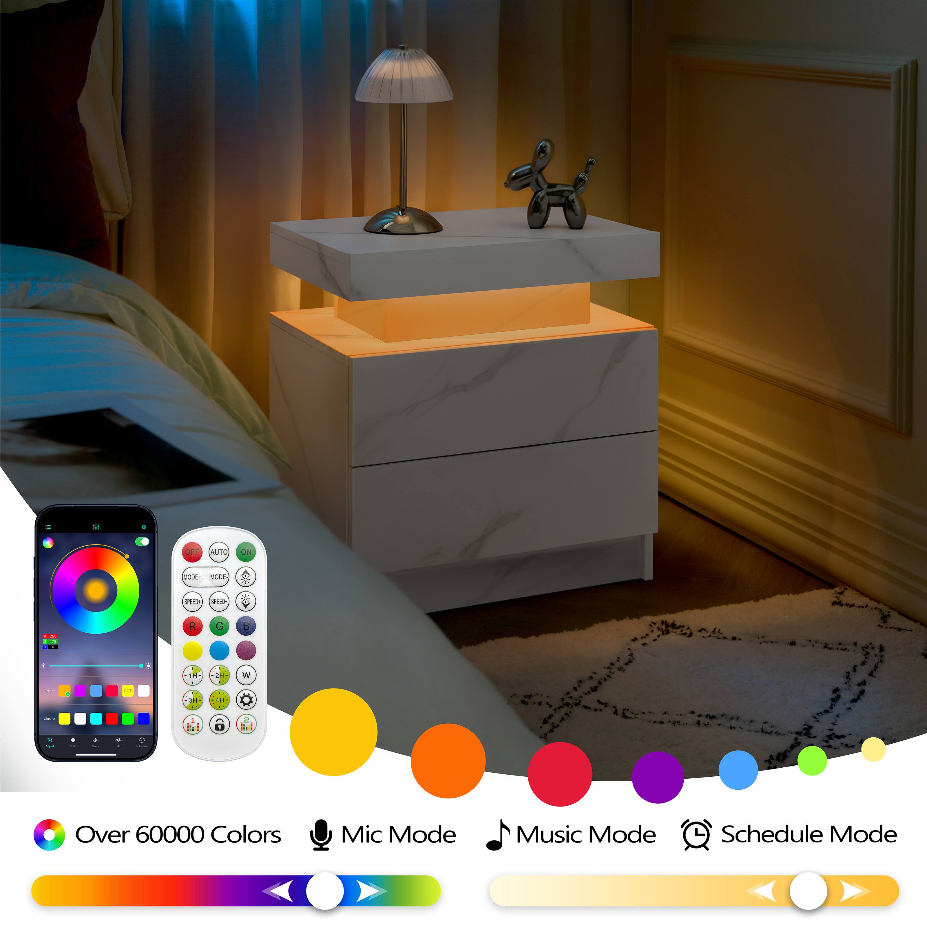 L DEE AUTO - LED Mood Light

- Over 60000 Colors
- Mic Mode
- Music Mode
- Schedule Mode