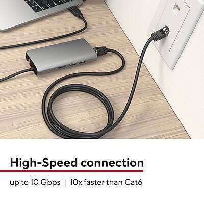 High-Speed connection  
up to 10 Gbps | 10x faster than Cat6