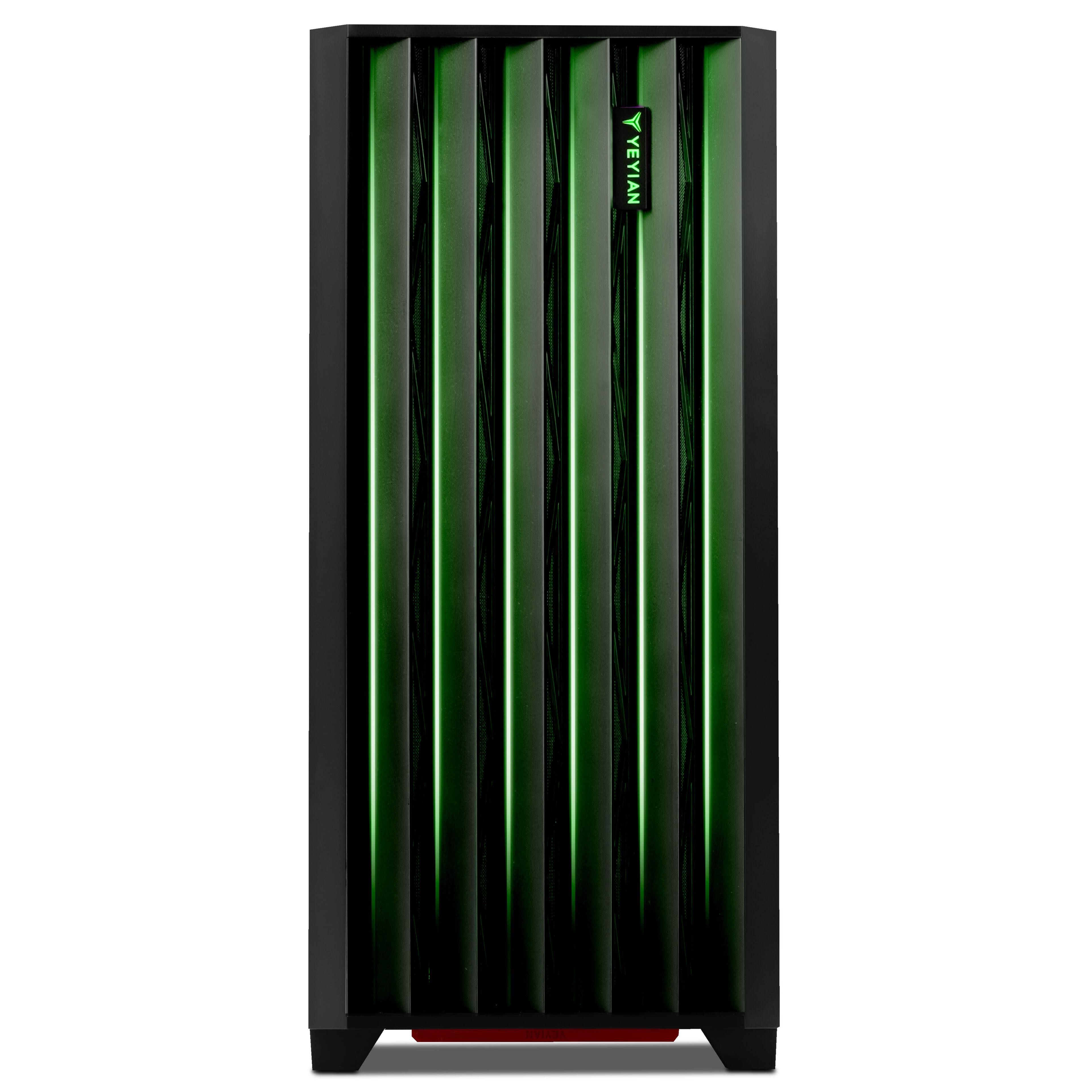 Alt View 1. YEYIAN - Yeyian - Phoenix Mesh Gaming Desktop - Intel Core i7 14700F - NVIDIA Geforce RTX 5060Ti - 16GB DDR5 - 1TB NVMe SSD - Black.