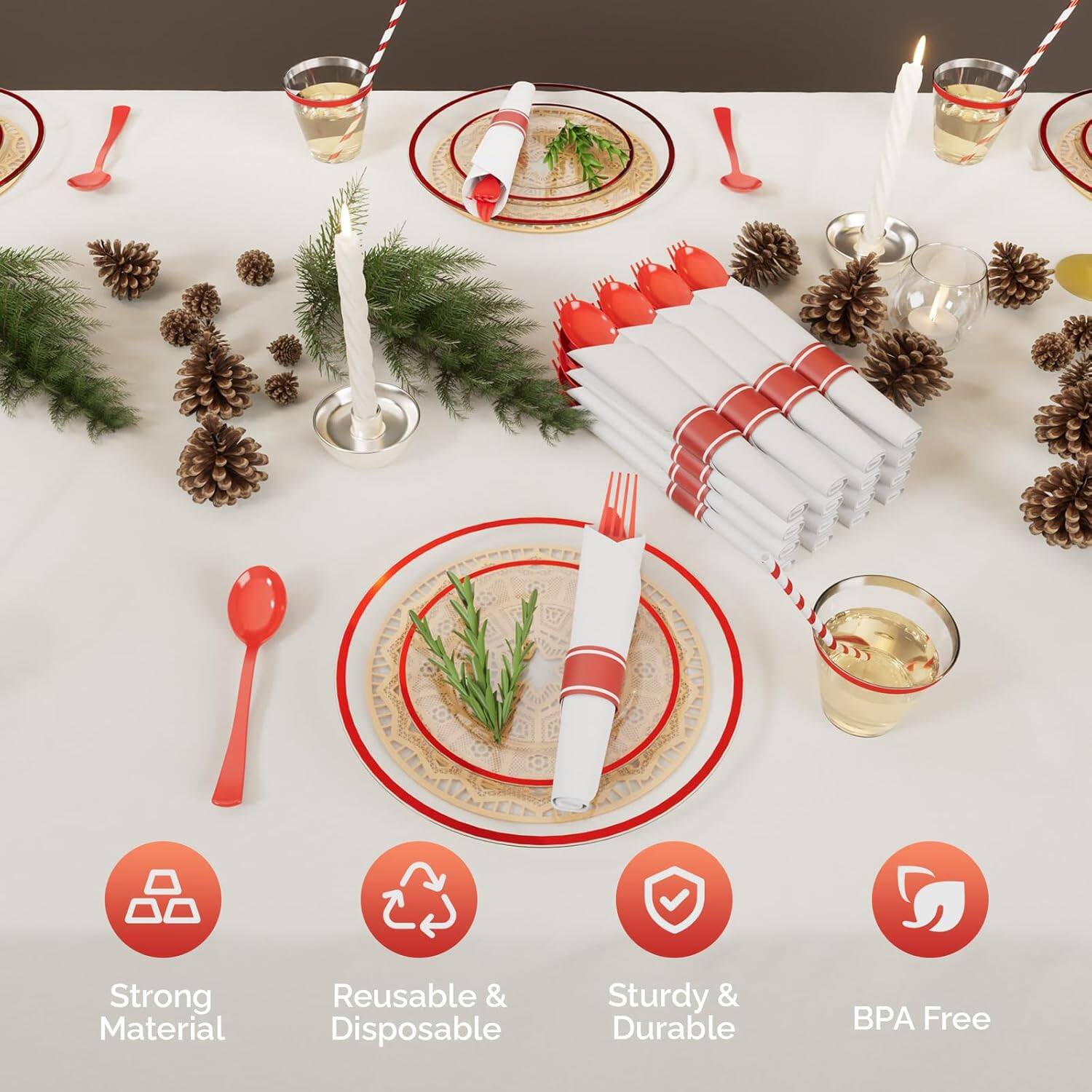 - Strong Material
- Reusable & Disposable
- Sturdy & Durable
- BPA Free