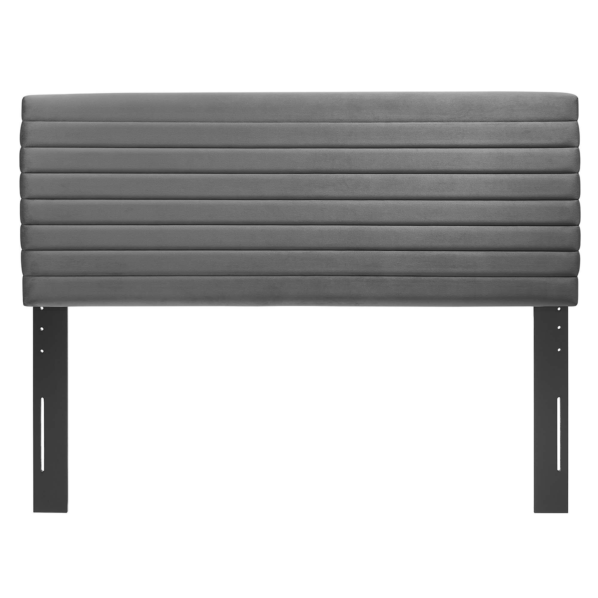 Left. Modway - Tranquil Full/Queen Headboard by Modway - Gray.