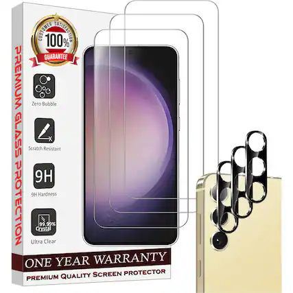 CUSTOMER 100% SATISFACTION GUARANTEE
PREMIUM GLASS PROTECTION
- Zero Bubble
- Scratch Resistant
- 9H Hardness
- 99.99% Crystal
- Ultra Clear
ONE YEAR WARRANTY
PREMIUM QUALITY SCREEN PROTECTOR
