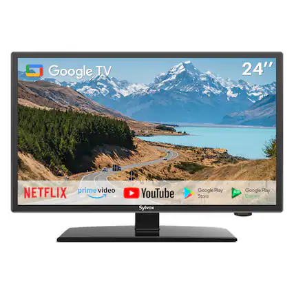 Google TV
24"
prime video NETFLIX
YouTube
Google Play Store
Google Play Games