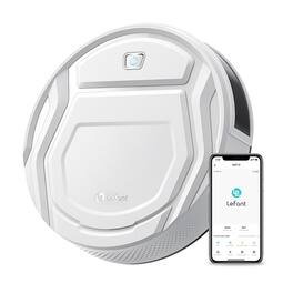 Lefant - M210 Pro Robot Vacuum Cleaner - 2000Pa suction power, 120 minutes of battery life, 6 modes and ultra-quiet - White
