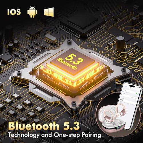 IOS Bluetooth 5.3  
Bluetooth 5.3 Technology and One-step Pairing