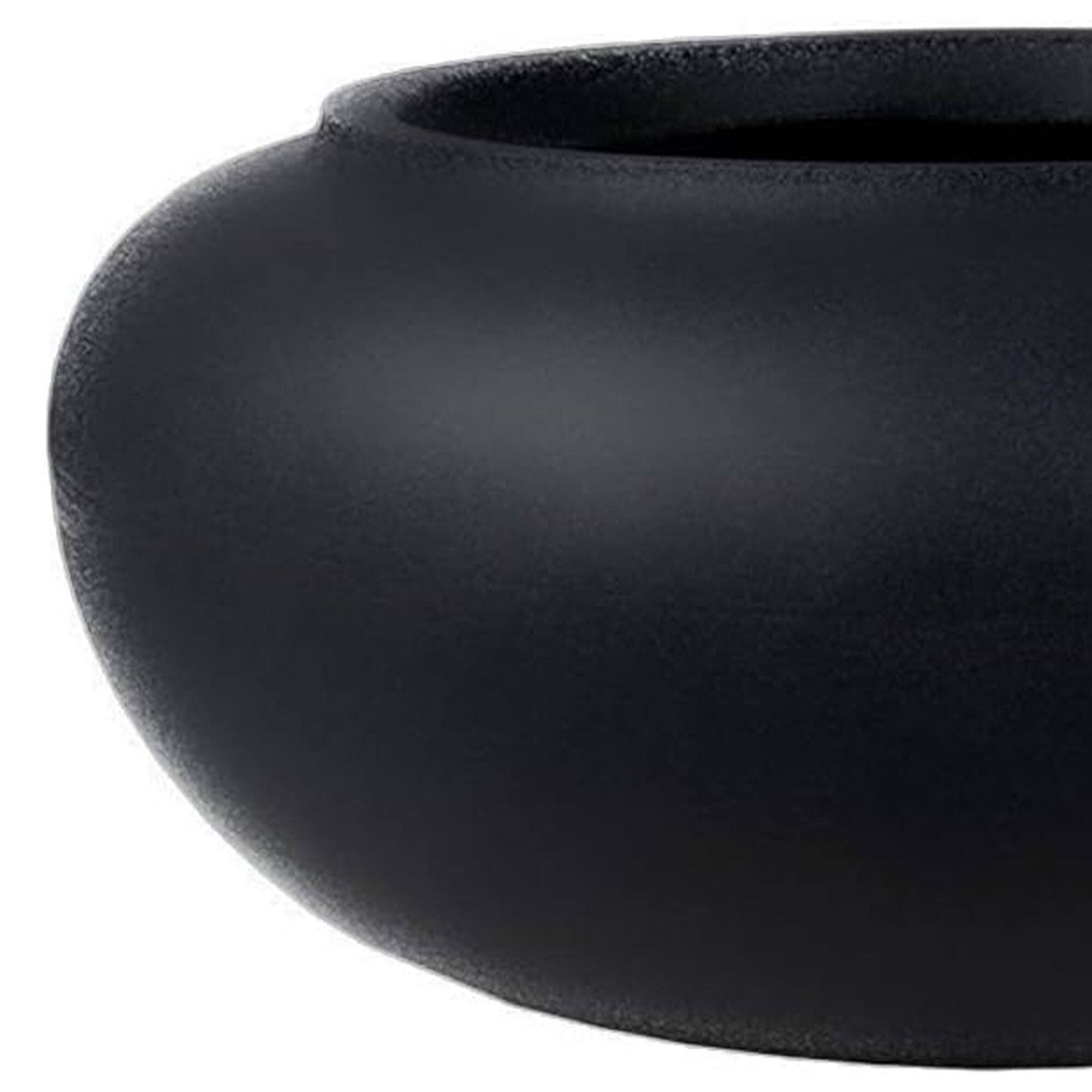 Alt View 4. The HC Companies - The HC Companies 21 Inch Garden Hose Planter Pot for Patio, Garden & Lawn, Black.