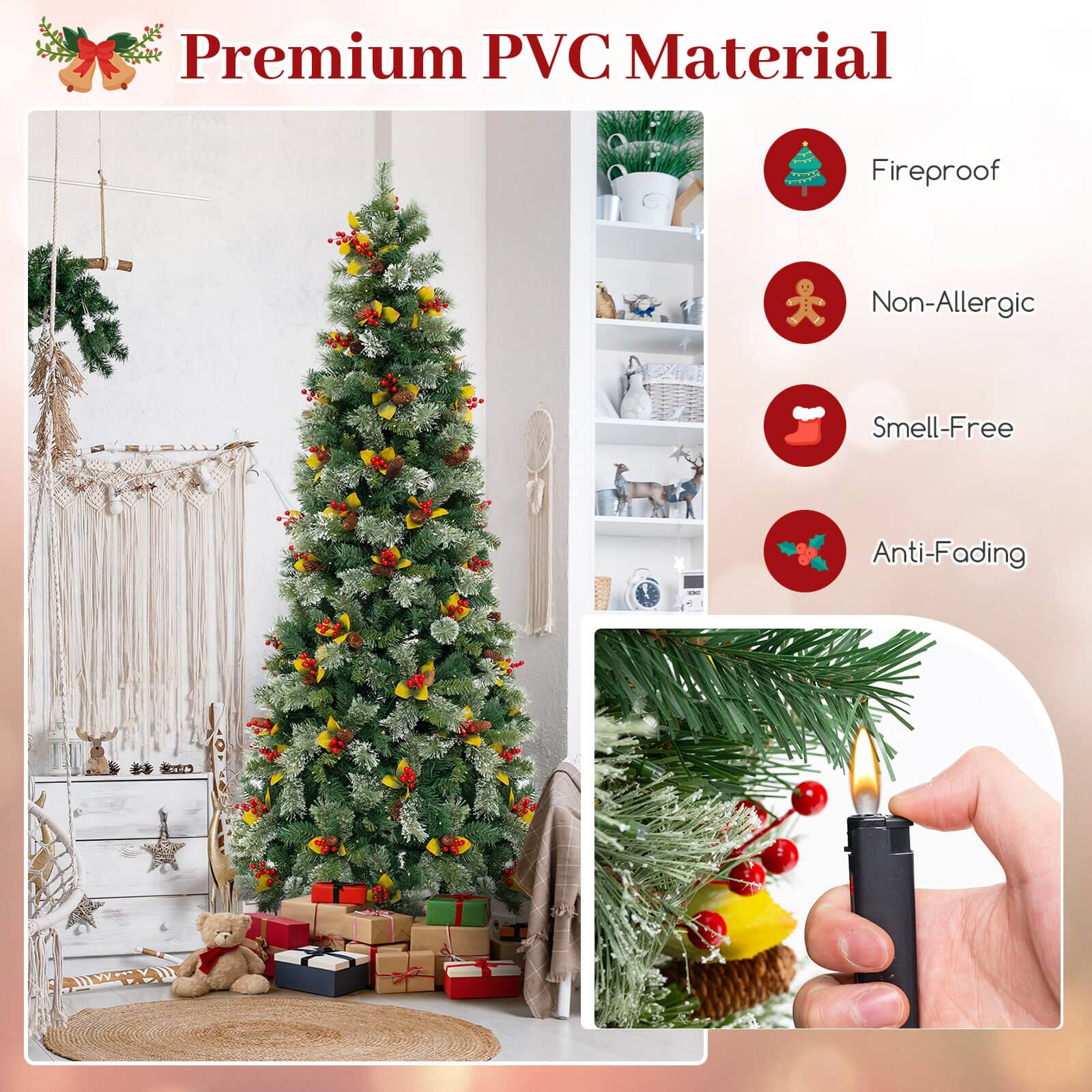 Premium PVC Material

- Fireproof
- Non-Allergic
- Smell-Free
- Anti-Fading