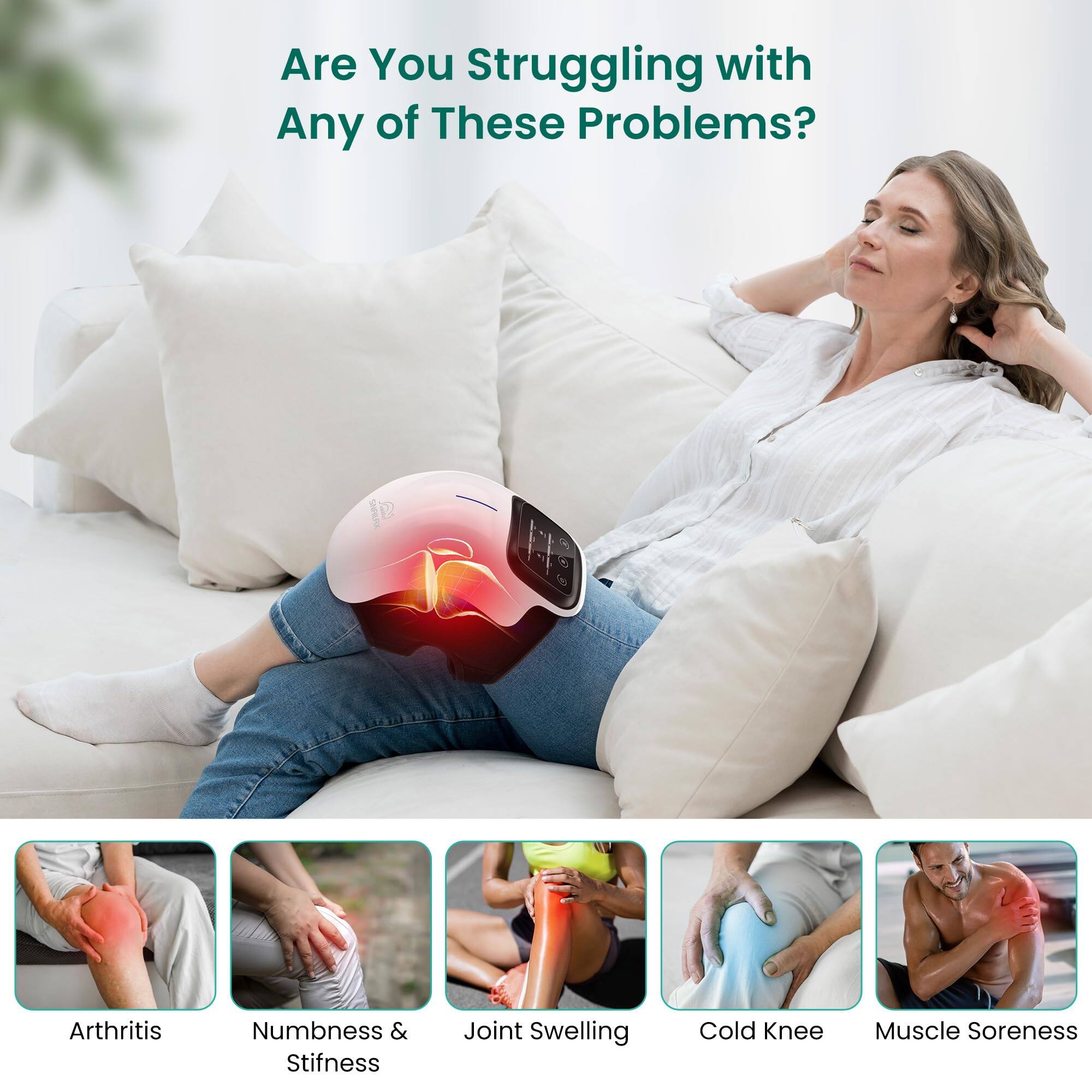 Are You Struggling with Any of These Problems?

- Arthritis
- Numbness & Stiffness
- Joint Swelling
- Cold Knee
- Muscle Soreness