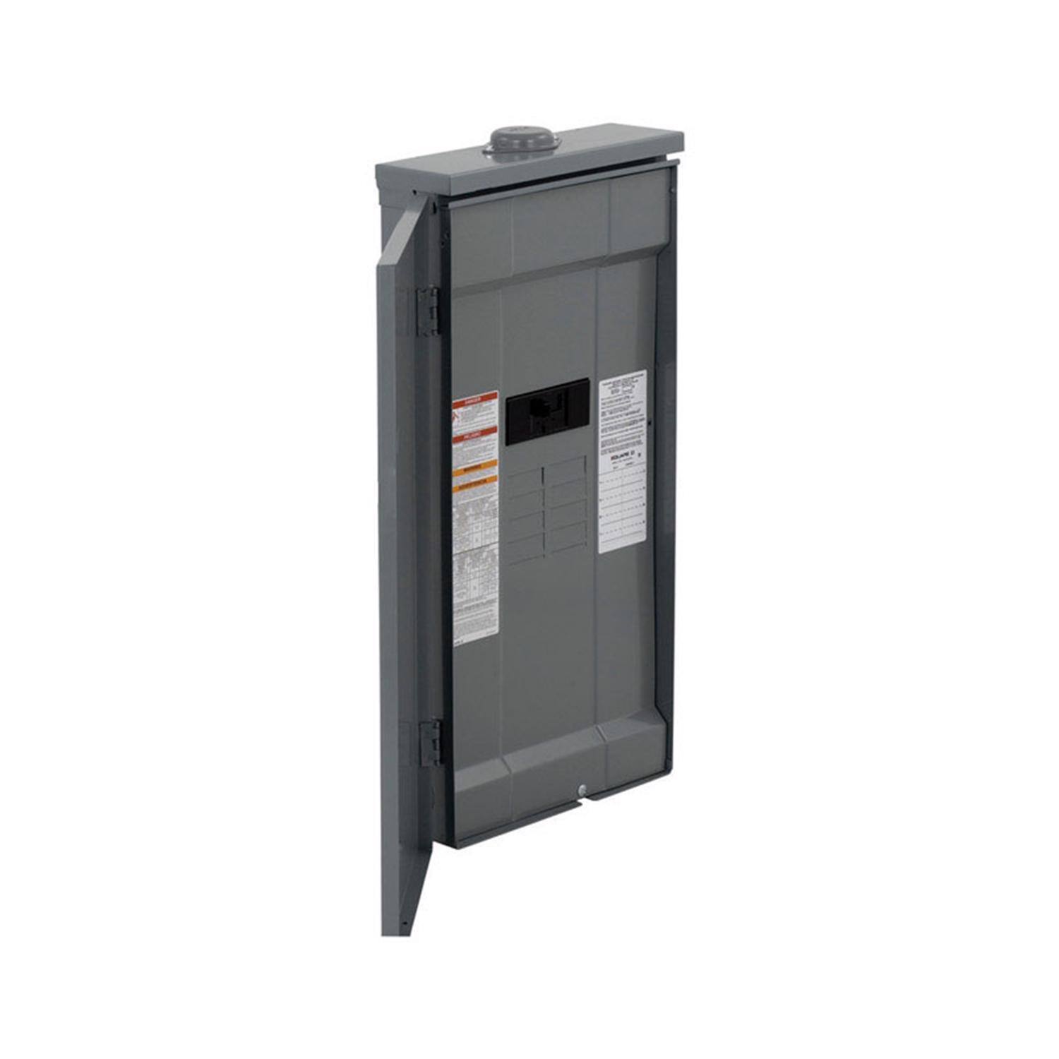 Square D - HomeLine 200 amps 120/240 V 8 space 16 circuits Wall Mount Main Breaker Load Center