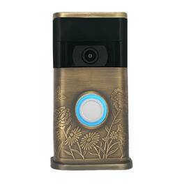 Michael Healy - Garden Video Doorbell Cover (Ring 2nd Gen) - Antique Brass