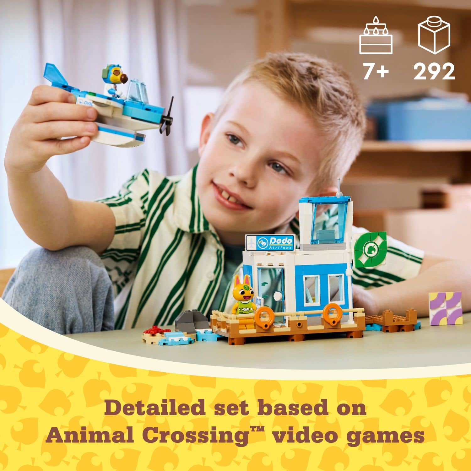 "A detailed set based on Animal Crossing video games."