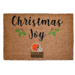 The Memory Company - Cleveland Browns 23" x 35" Holiday Door Mat - Multicolor