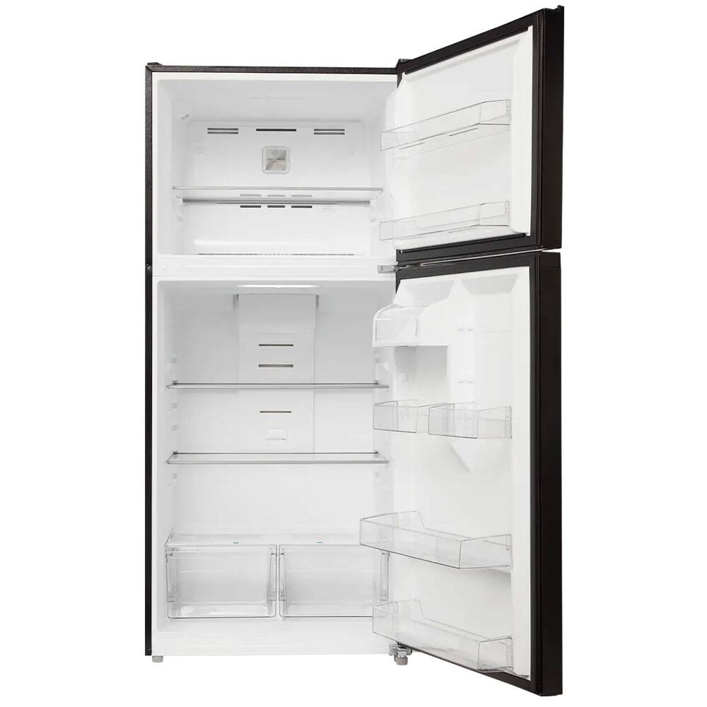 Midea 18 Cu. Ft. Garage Ready Top Freezer Refrigerator Black