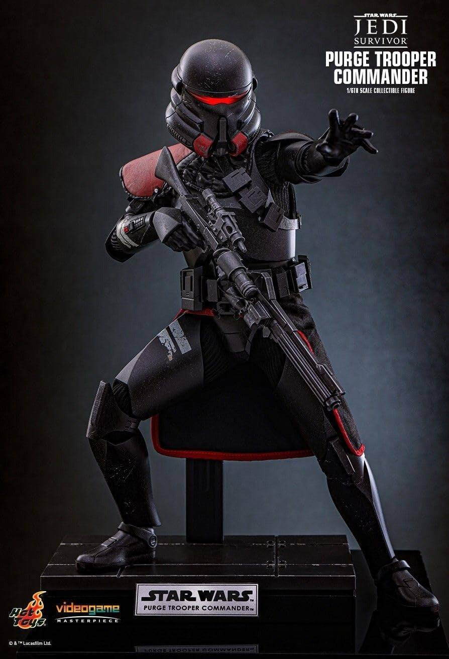 STAR WARS JEDI SURVIVOR PURGE TROOPER COMMANDER 1/6TH SCALE COLLECTIBLE FIGURE

STAR WARS videogame PURGE TROOPER COMMANDER

Hot Toys

MASTERPIECE

© & ™ Lucasfilm Ltd.