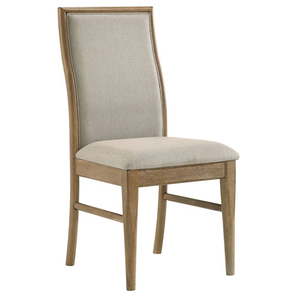 Alt View 1. Coaster Co. of America - Adina Upholstered Dining Side Chair Barley (Set of 2) - Beige.