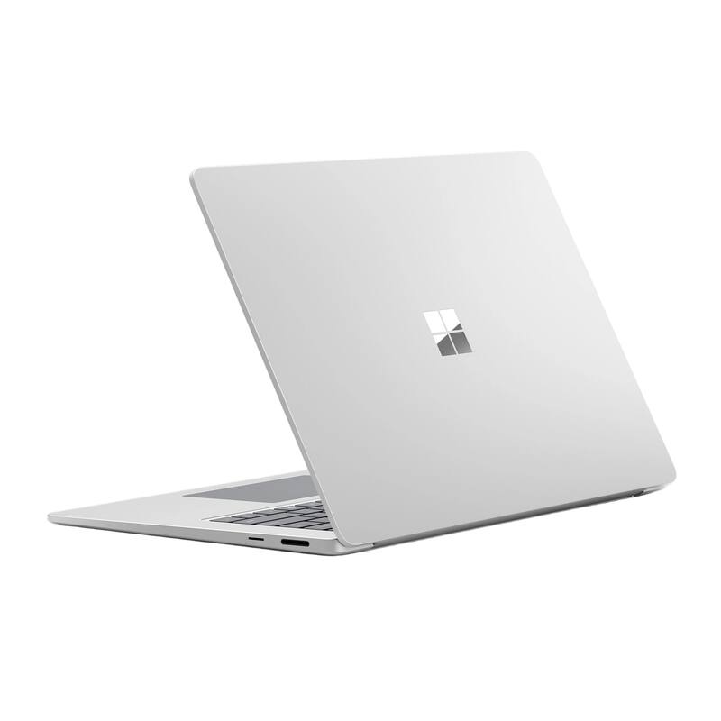 Alt View 4. Microsoft - Surface Laptop - 15" 2K Touchscreen - Snapdragon X Elite 2024- 16GB Memory - 512GB Storage (7th Ed) - Copilot+ PC - Platinum.