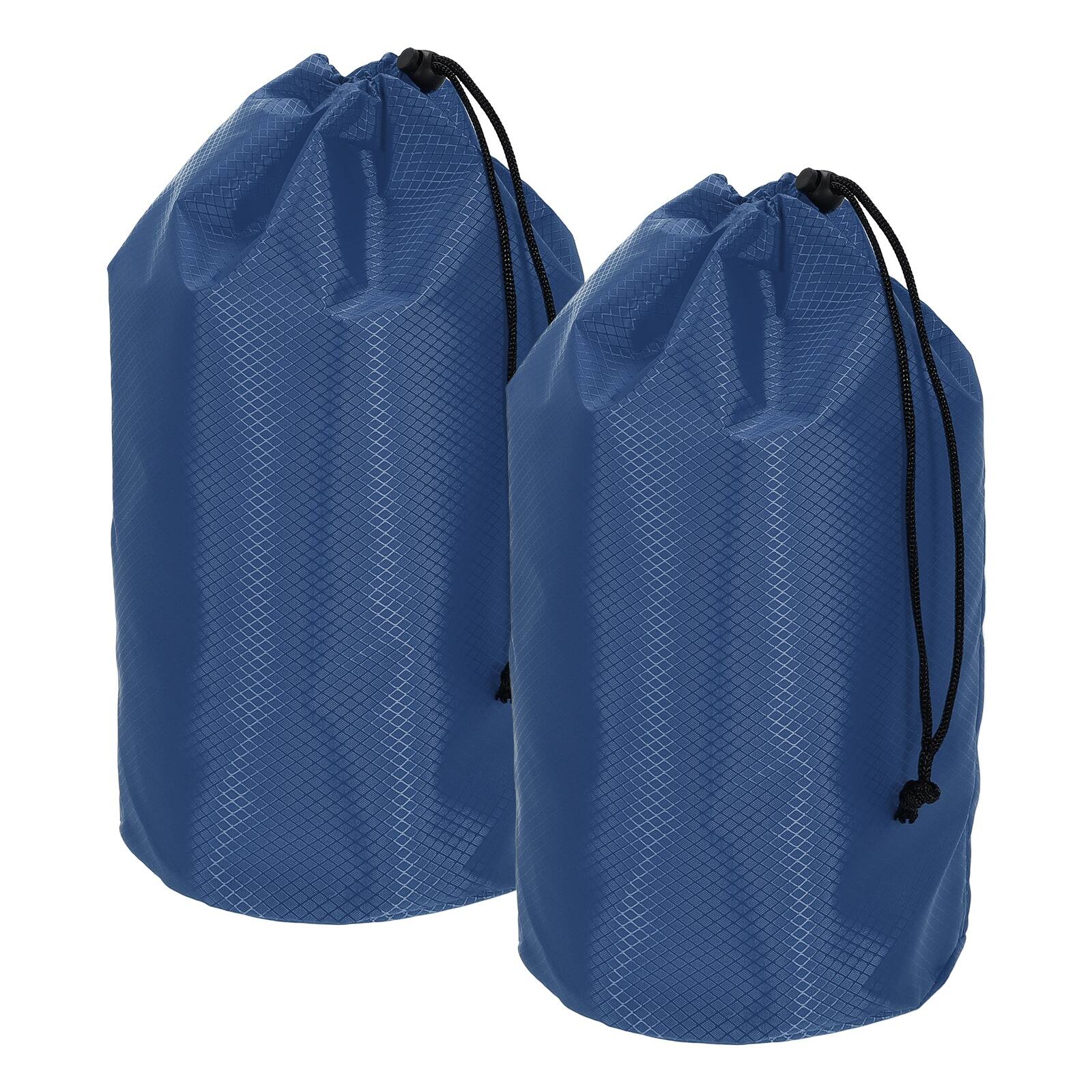 Unique Bargains - Stuff Sack, Portable Waterproof Ultralight Drawstring Dry Bag w/ Toggle, 7x13in, 2pcs for Backpacking/Camping - Dark Blue price history on PriceWatchPro
