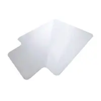Floortex - Basic Lipped Vinyl Chair Mat for Low Pile Carpets 36 x 48 inches - Clear - Front_Zoom