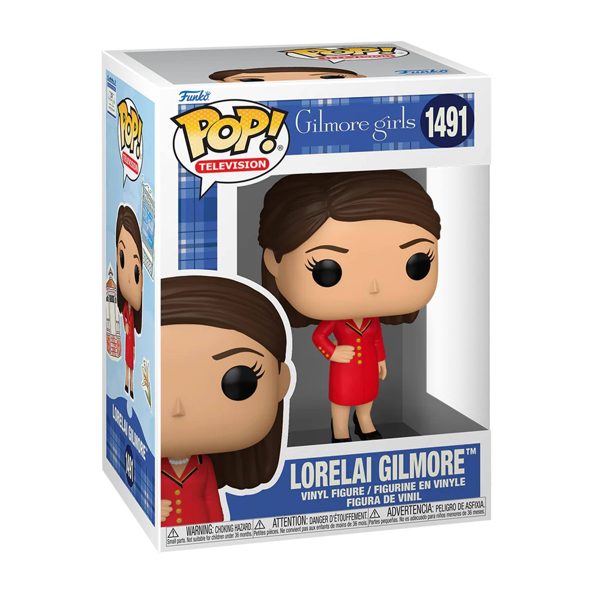 Funko POP! TELEVISION  
Gilmore Girls  
1491  
LORELAI GILMORE  
VINYL FIGURE / FIGURINE EN VINYLE / FIGURA DE VINIL  

ADVERTENCIA: PELIGRO DE ASFIXIA  
ATTENTION: DANGER D'ETOUFFEMENT  
WARNING: CHOKING HAZARD - Small parts. Not for children under 3 years.