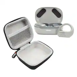 JBL - Endurance Peak 3 Waterproof True Wireless In Ear Sport Headphones Bundle with gSport Case - White