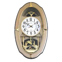 FC Design - 20.5"H Light Brown & Gold Elegant Decorative Wall Clock - Multicolor