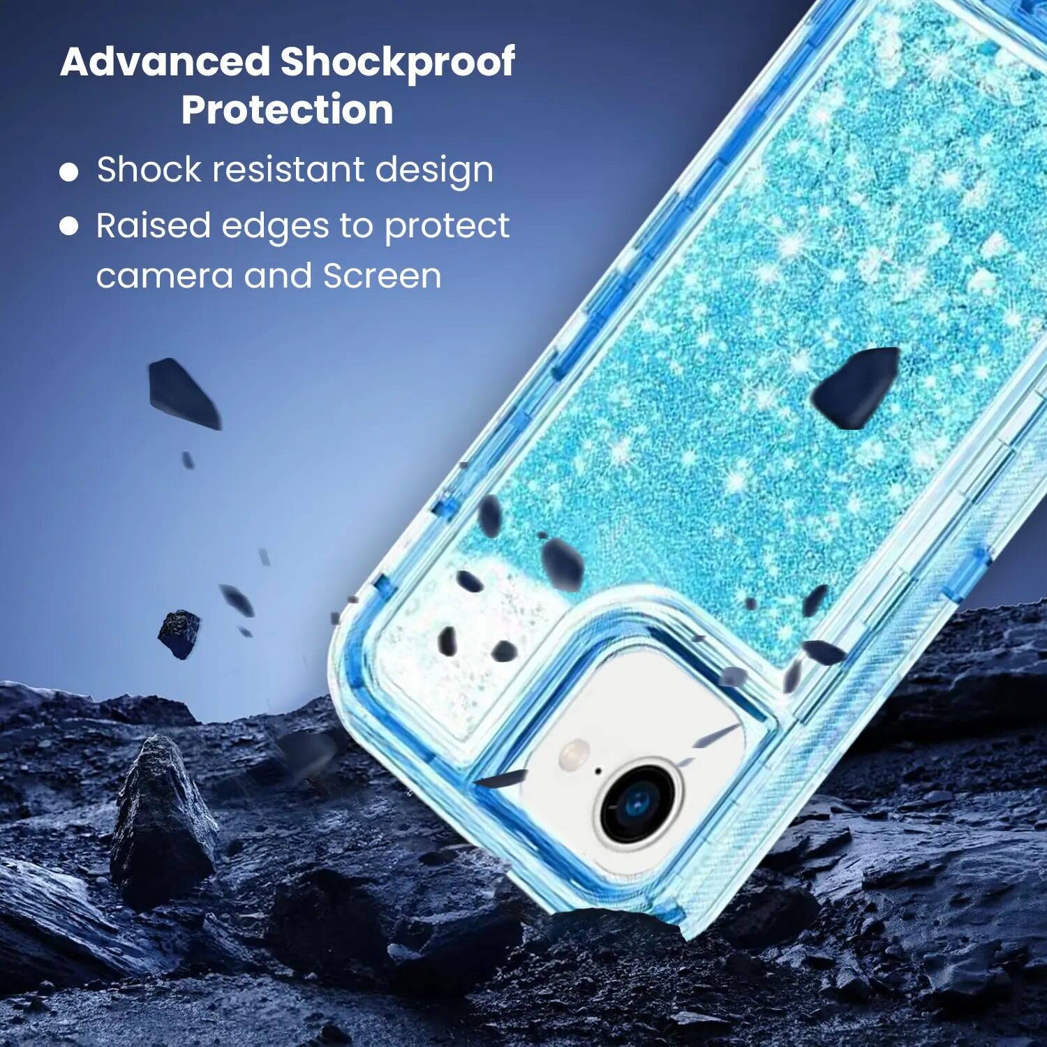 Advanced Shockproof Protection  
- Shock resistant design  
- Raised edges to protect camera and Screen